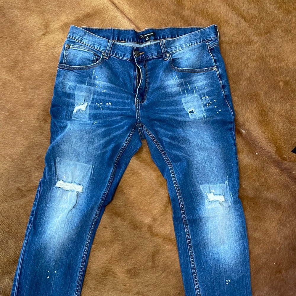 New without tags never worn waist 38 stretchy jeans